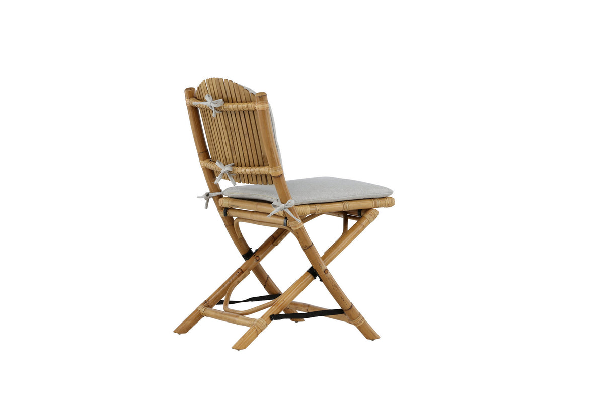 Cane Stuhl klappbar in Natur präsentiert im Onlineshop von KAQTU Design AG. Gartenstuhl ist von Venture Home