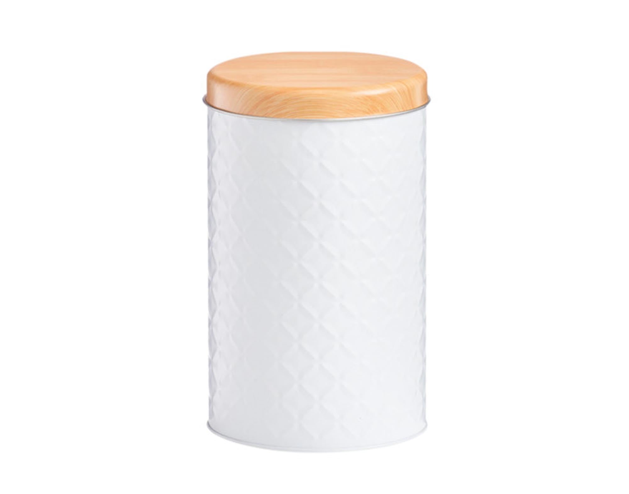 Entdecken Sie die ZELLER Dose Scandi Metall in Weiß (ø 10x9 cm) – stilvolle Aufbewahrung für Küche, Bad und Büro. Hochwertig, modern und vielseitig!