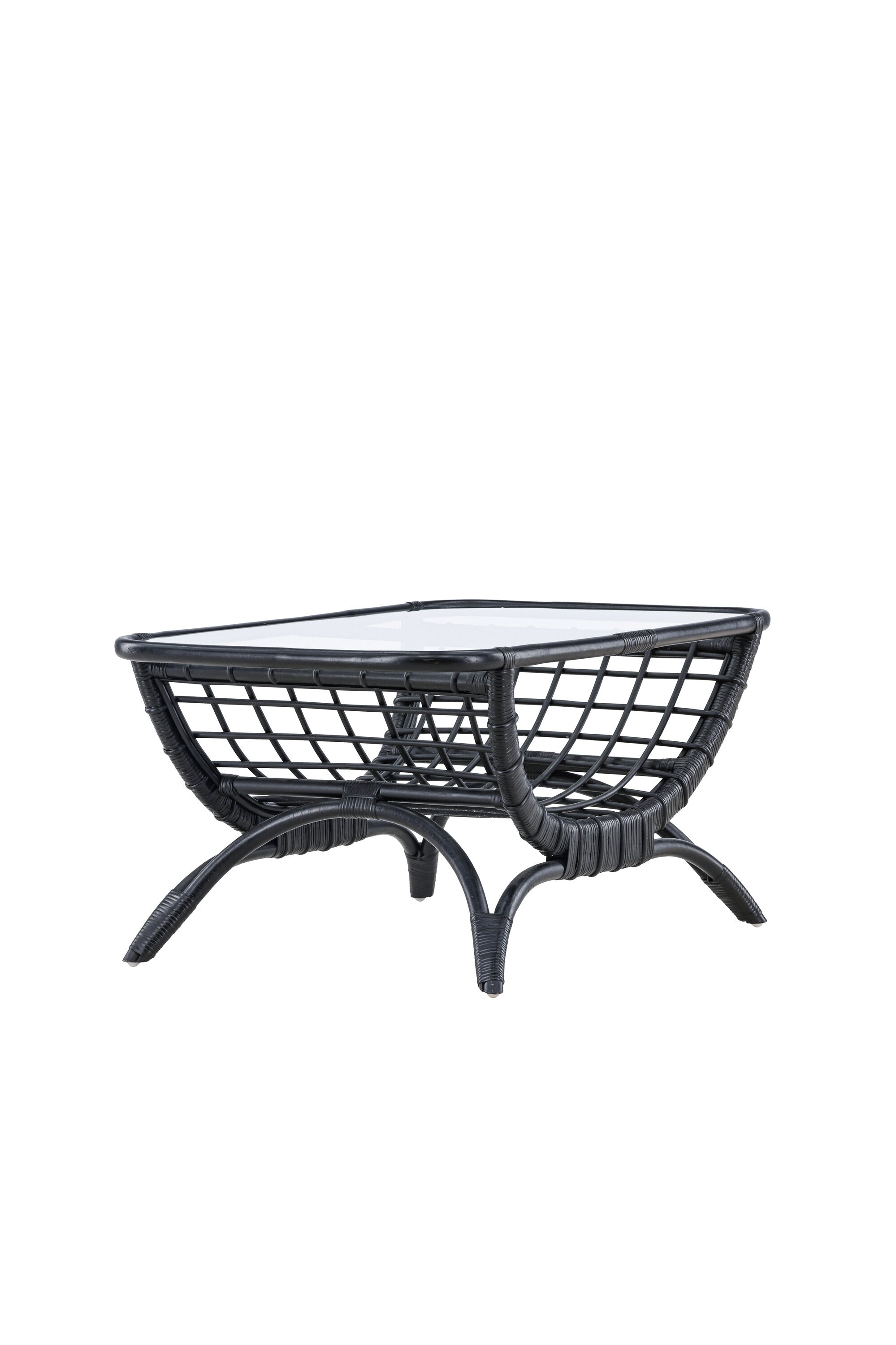 Entdecken Sie den Moana Beistelltisch von Venture Home – ein eleganter Tisch aus langlebigem Rattan mit pflegeleichter Glastischplatte, ideal für jeden Außenbereich.