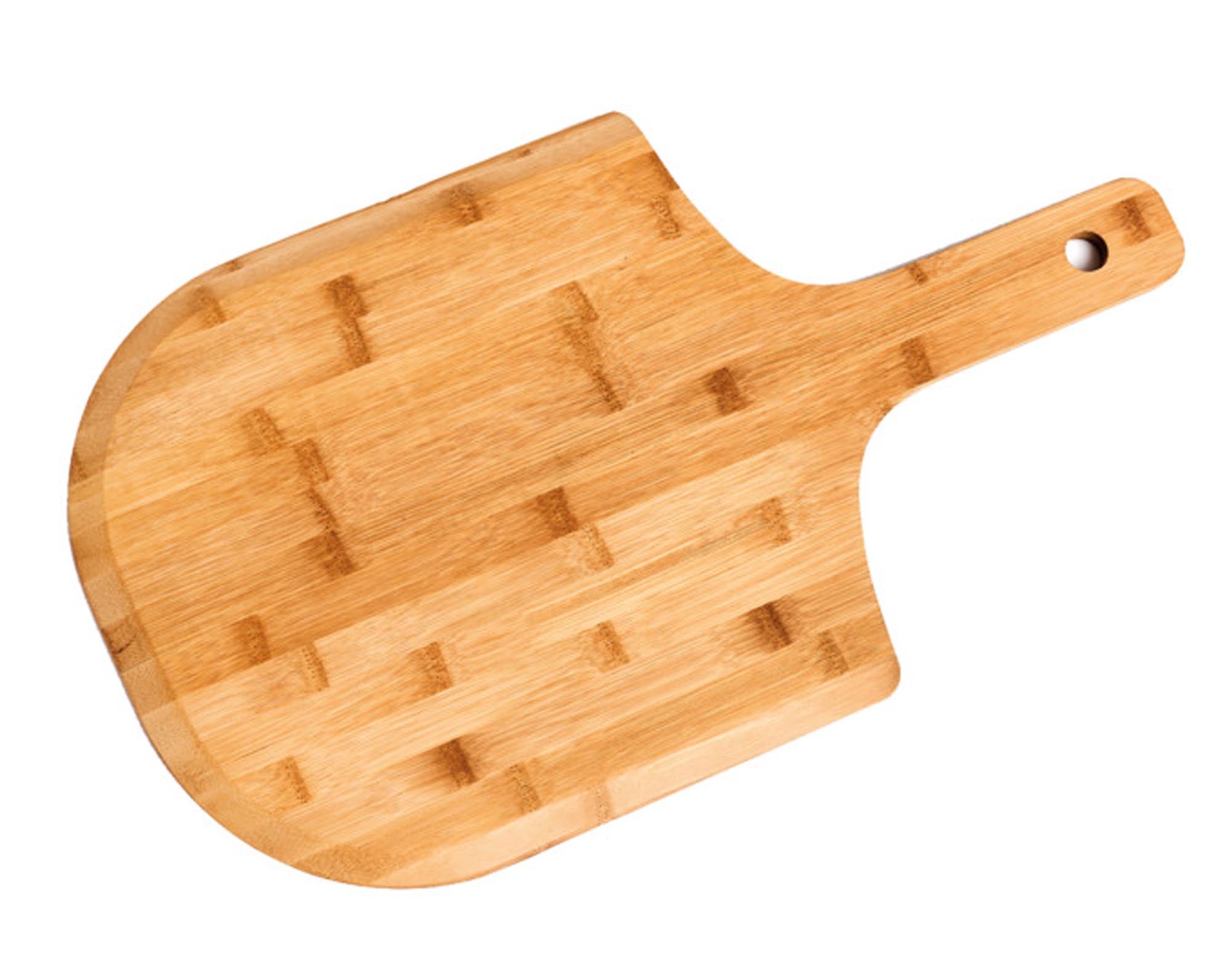 Entdecken Sie das ZELLER Pizzabrett Bamboo 53.5x30x1.2 cm – robust, antibakteriell und ideal für Pizza, Brot und Käseplatten. Nachhaltig und pflegeleicht!