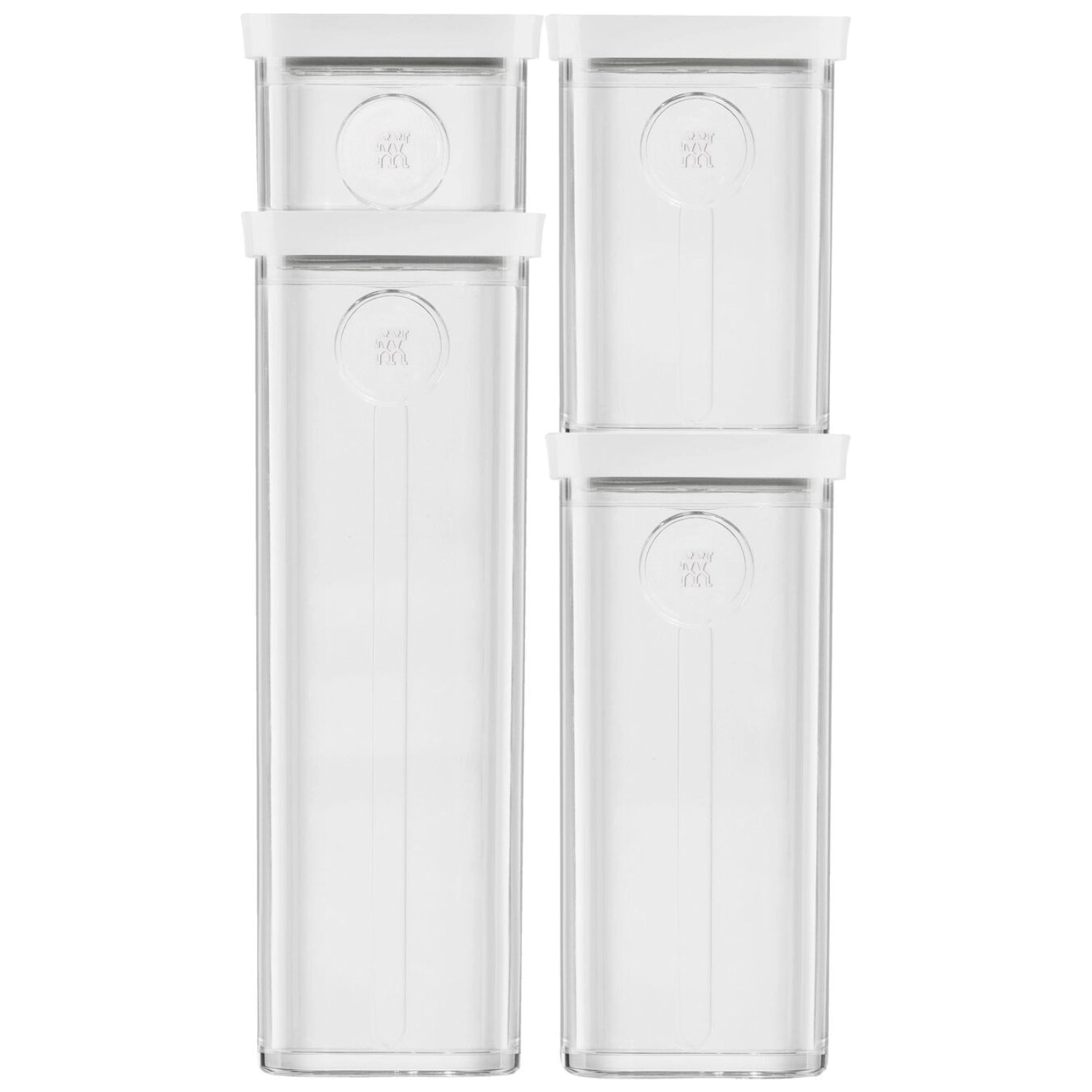 Cubo Box 4s, 29.5x10.7x10.7cm, 1.7L, bianco trasparente