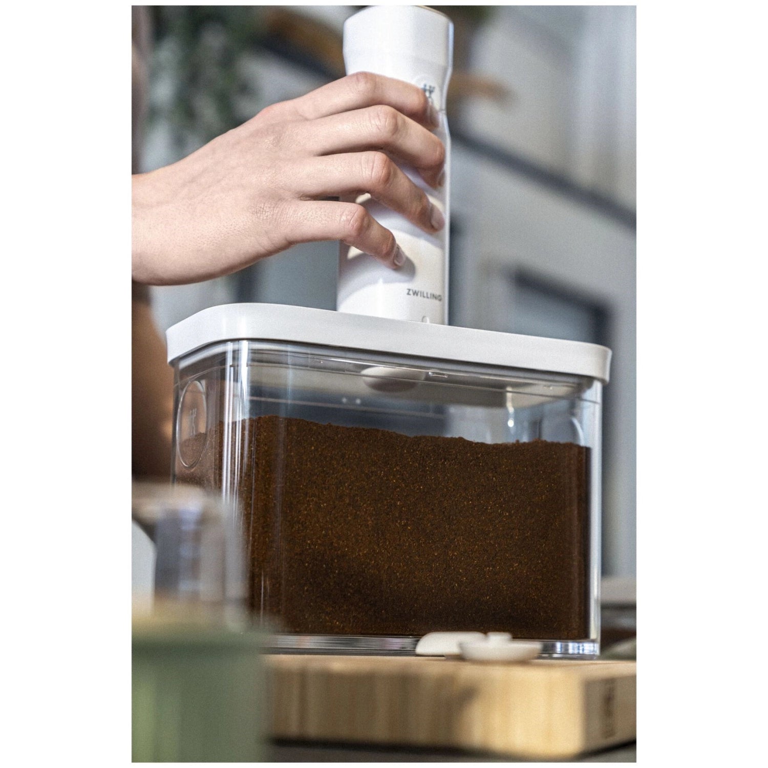 Cubo Box 3M, 22.8x21.4x10.7cm, 2.9L, bianco trasparente