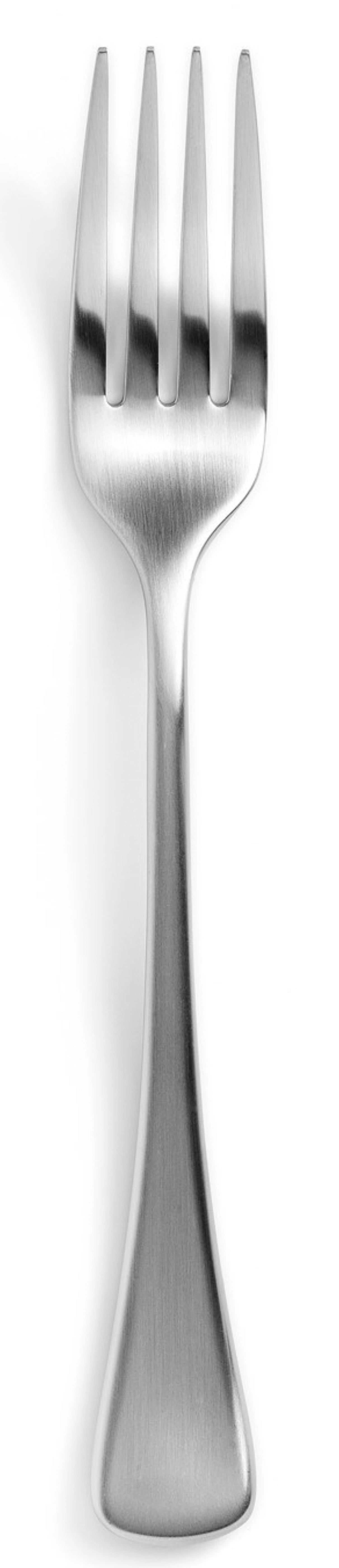 Entdecken Sie die elegante Arles Dessertgabel aus mattiertem Edelstahl von Revol. Ideal für Desserts, langlebig und stilvoll.