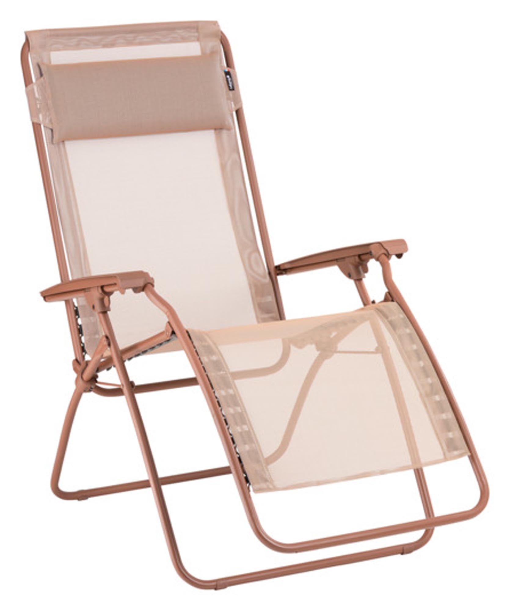 Ergonomischer Relaxsessel R-Clip Seigel II von LAFUMA: Atmungsaktiv, UV-beständig, verstellbar, ideal für Garten & Terrasse.