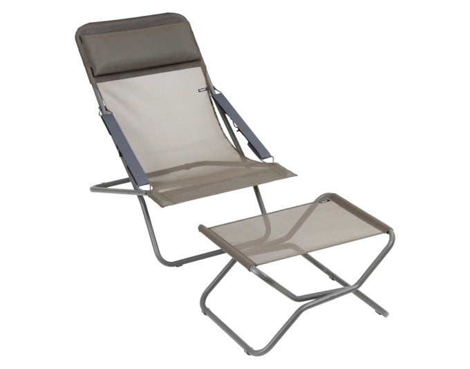 LAFUMA Transabed Sessel in Graphit – der perfekte Gartenstuhl für stilvolle Entspannung. Klappbar, vielseitig und bequem für jeden Außenbereich.