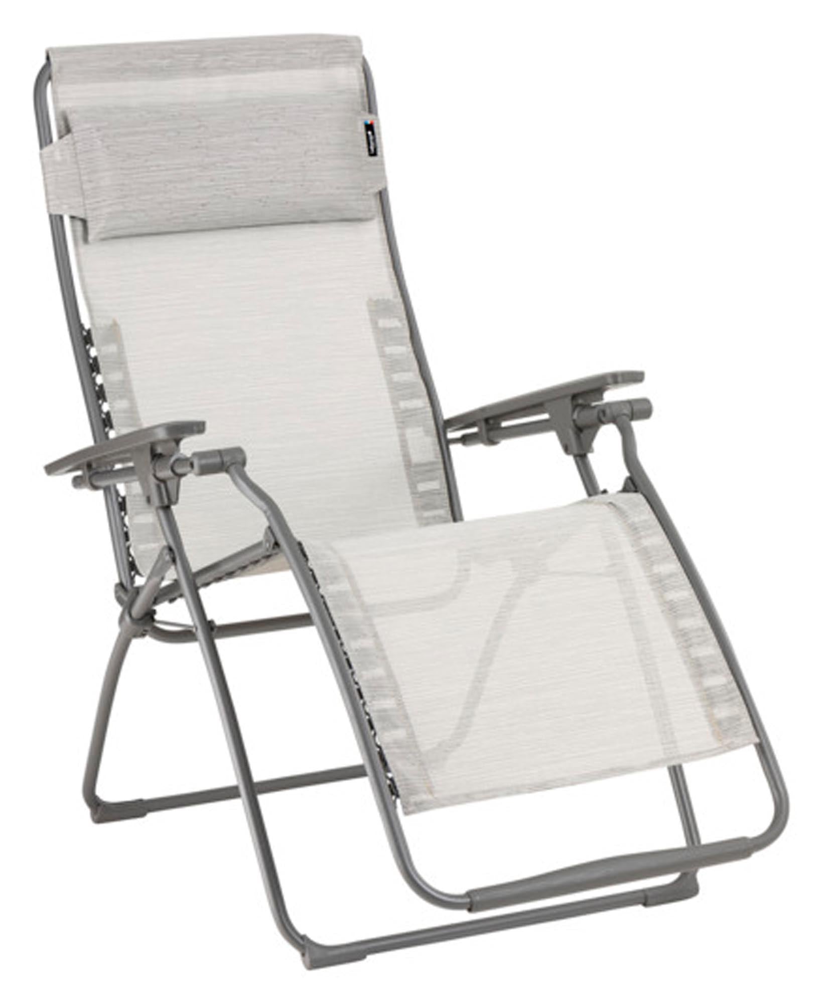 Entdecken Sie den LAFUMA Relaxsessel Futura Clip galet titane – der perfekte Liegestuhl für Komfort und Stil, ideal für Innen- und Außenbereiche.