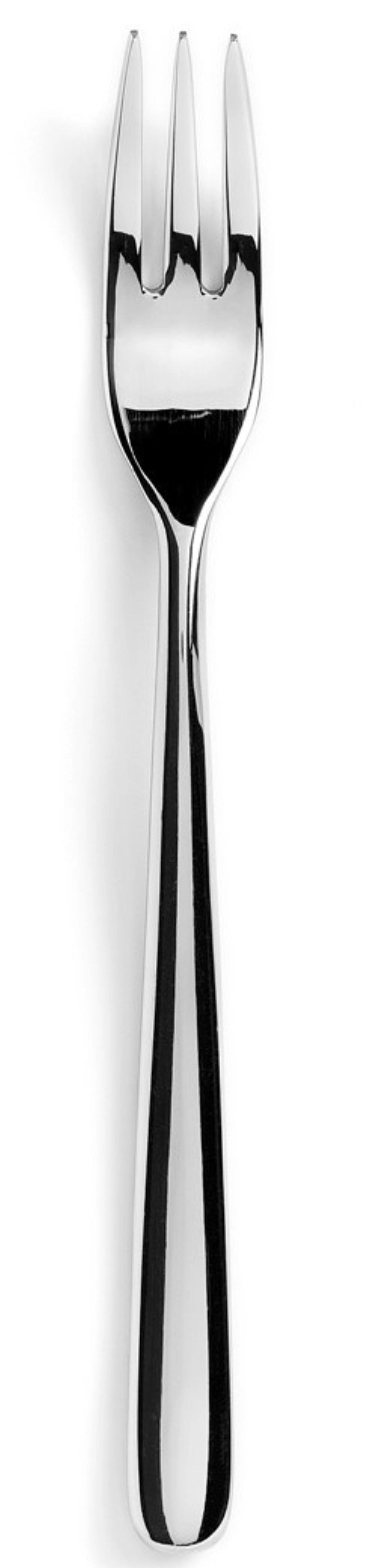 Elegante Courchevel Austern-/Cocktailgabel aus glänzendem Edelstahl von Revol. Ideal für Austern und Cocktails, spülmaschinenfest und langlebig.