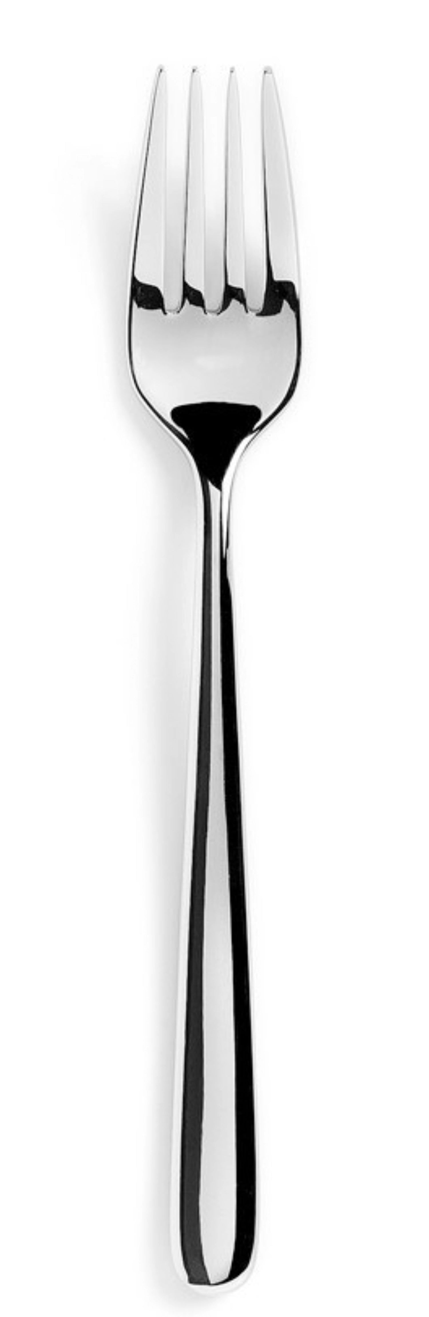 Elegante Courchevel Gabel Amuse Bouche aus glänzendem Edelstahl von Revol. Ideal für besondere Anlässe und stilvolles Servieren.