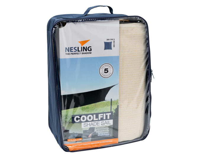 NESLING Sonnensegel Coolfit Square grey 360x360x360x360cm in Grau präsentiert im Onlineshop von KAQTU Design AG. Sonnenschirm ist von NESLING