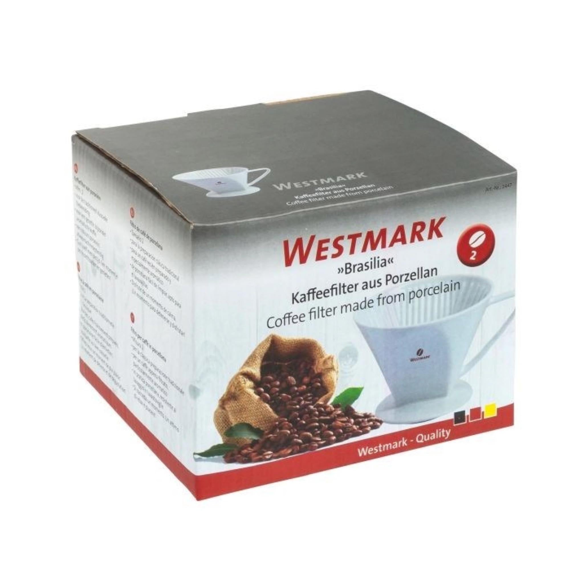 Westmark Kaffeefilter Brasilia, ideal für 2 Tassen, langlebig und perfekt für aromatischen Kaffee im Alltag.