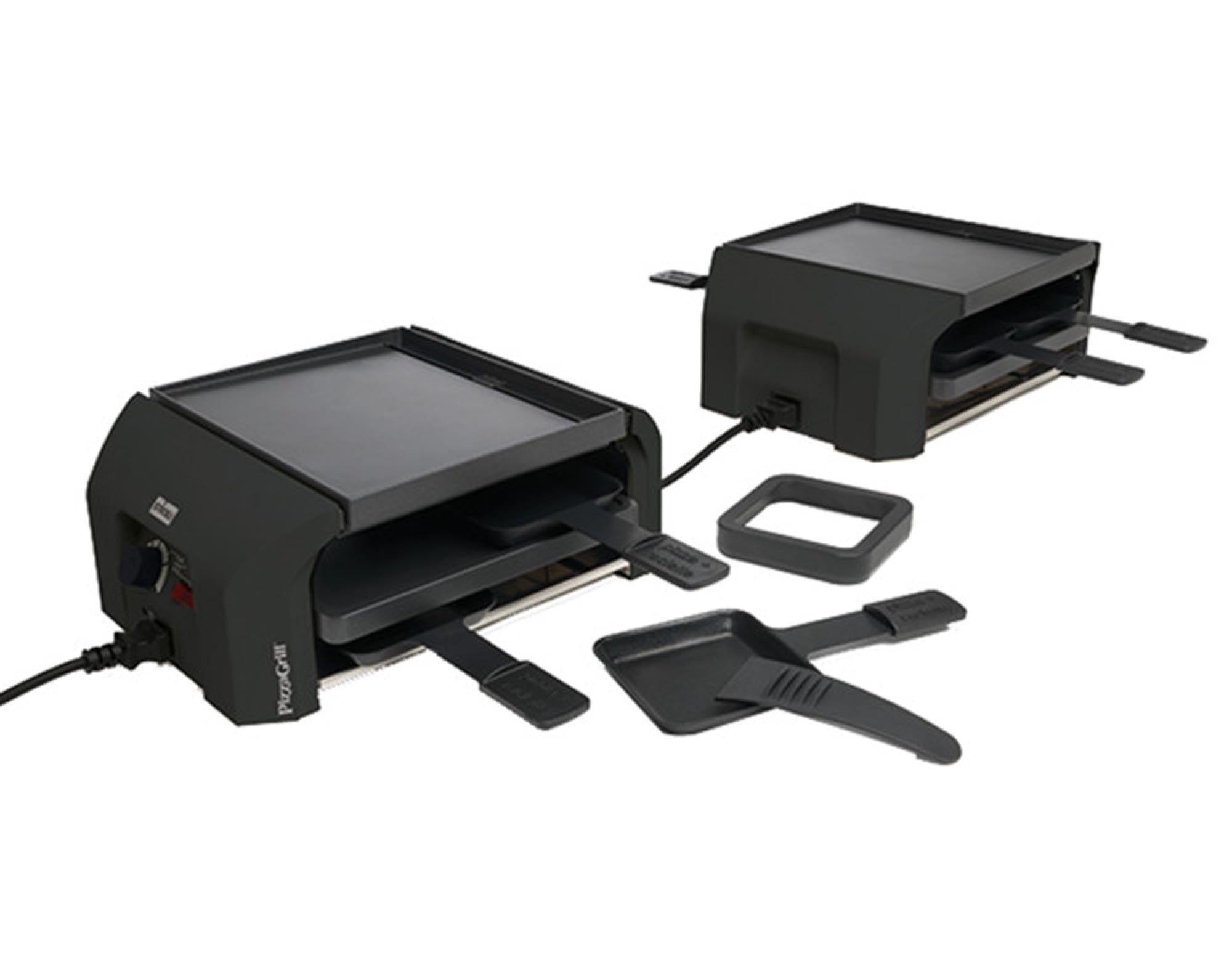 Entdecken Sie den STÖCKLI Pizzagrill Four 4 Set in Anthrazit – ideal für Pizza-Liebhaber! Bereiten Sie 4 Pizzen gleichzeitig zu, mit hochwertiger Antihaft-Grillplatte und individueller Temperaturkontrolle. Perfekt für kreative Variationen und unvergessliche Geschmackserlebnisse!