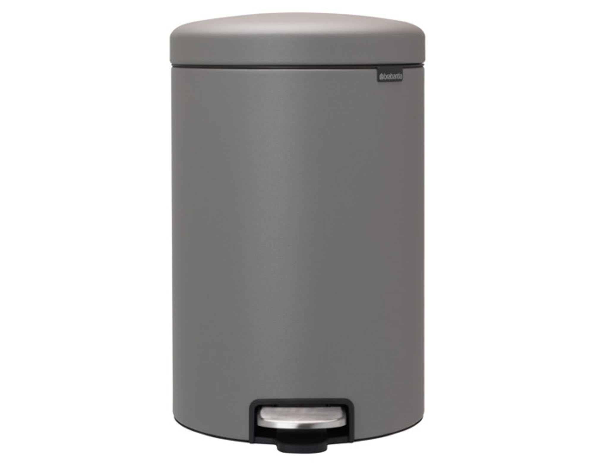 BRABANTIA Treteimer NewIcon mineral concret grey 20 l in Concret grey präsentiert im Onlineshop von KAQTU Design AG. Mülleimer ist von BRABANTIA