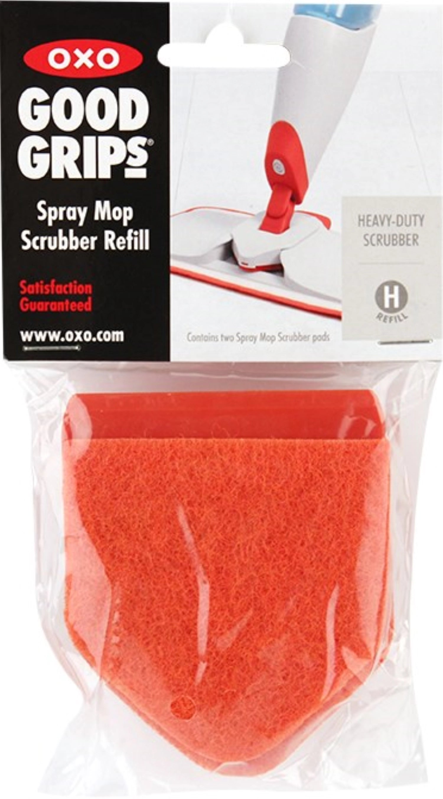 Erleben Sie mit dem 2er Set Good Grips Spray Wischmop Schrubber Nachfüllung von OXO eine effiziente und einfache Reinigung für Ihr Zuhause.