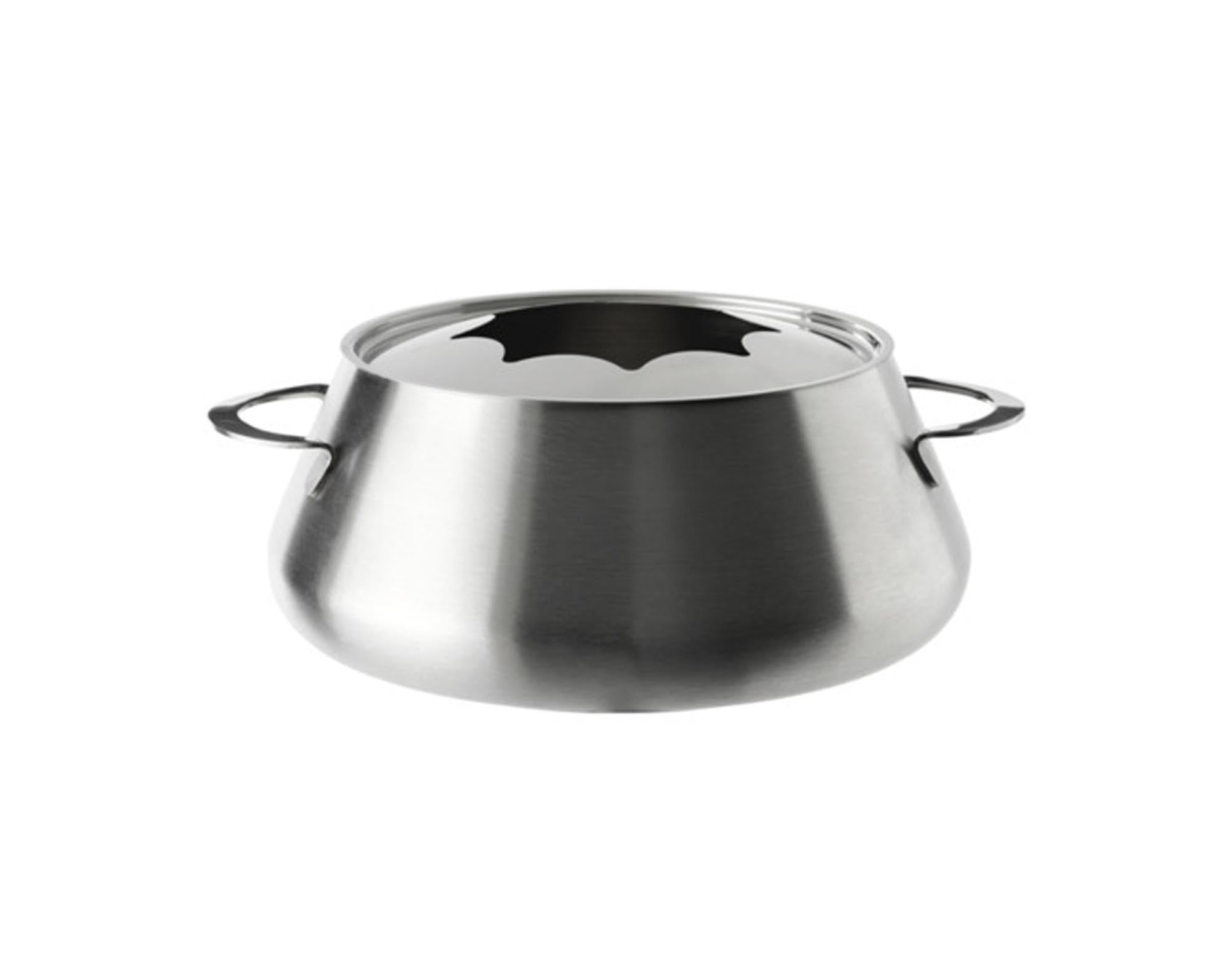 Entdecken Sie den STÖCKLI Bourguignonne Topf Atlantis (ø 20 cm) – ideal für Fondue-Liebhaber! Induktionsgeeignet, aus hochwertigem Edelstahl, mit elegantem Design.