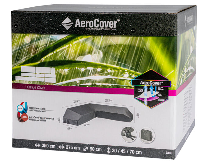 PLATINUM AEROCOVER Schutzhülle Lounge L-Form rechts 375x300x90xH30x45x70 cm in präsentiert im Onlineshop von KAQTU Design AG. Gartenmöbelabdeckung ist von PLATINUM AEROCOVER