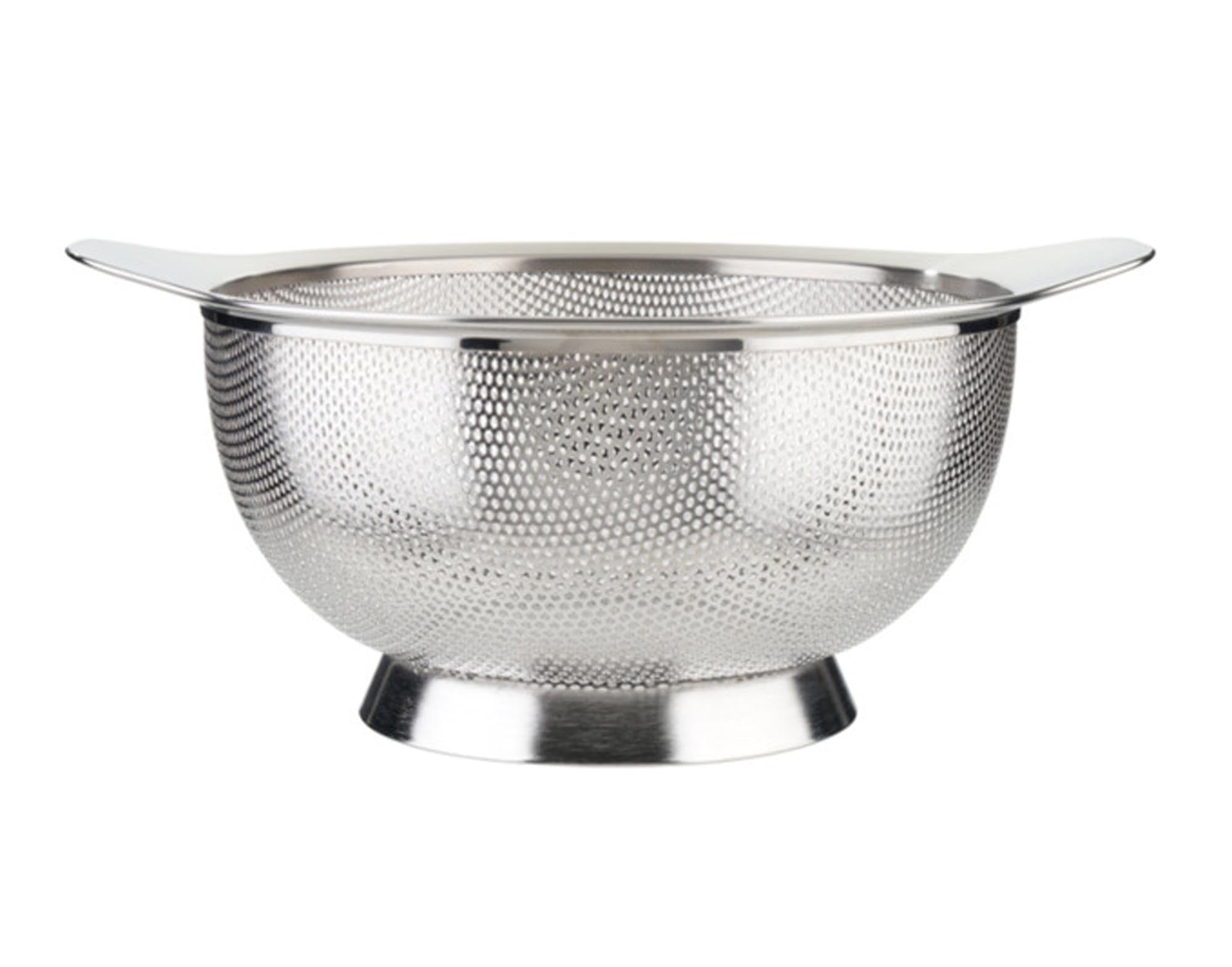 EVA Abtropfsieb Inox ø 26 cm: Hochwertiges Edelstahl-Sieb für Salat, Obst, Gemüse und Pasta. Hygienisch, langlebig und spülmaschinenfest.