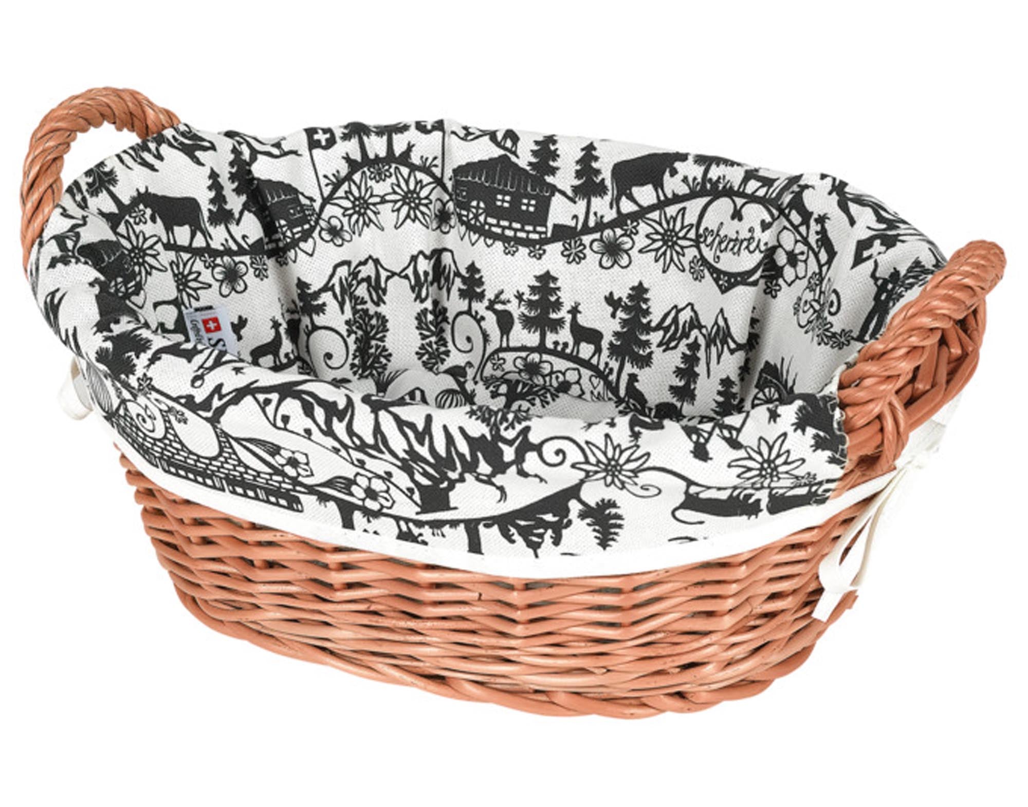 Entdecken Sie den eleganten SPIMA Brotkorb Scherenschnitt oval (29x21x10 cm) – ideal für Brot, Brötchen und stilvolle Tischdekoration.