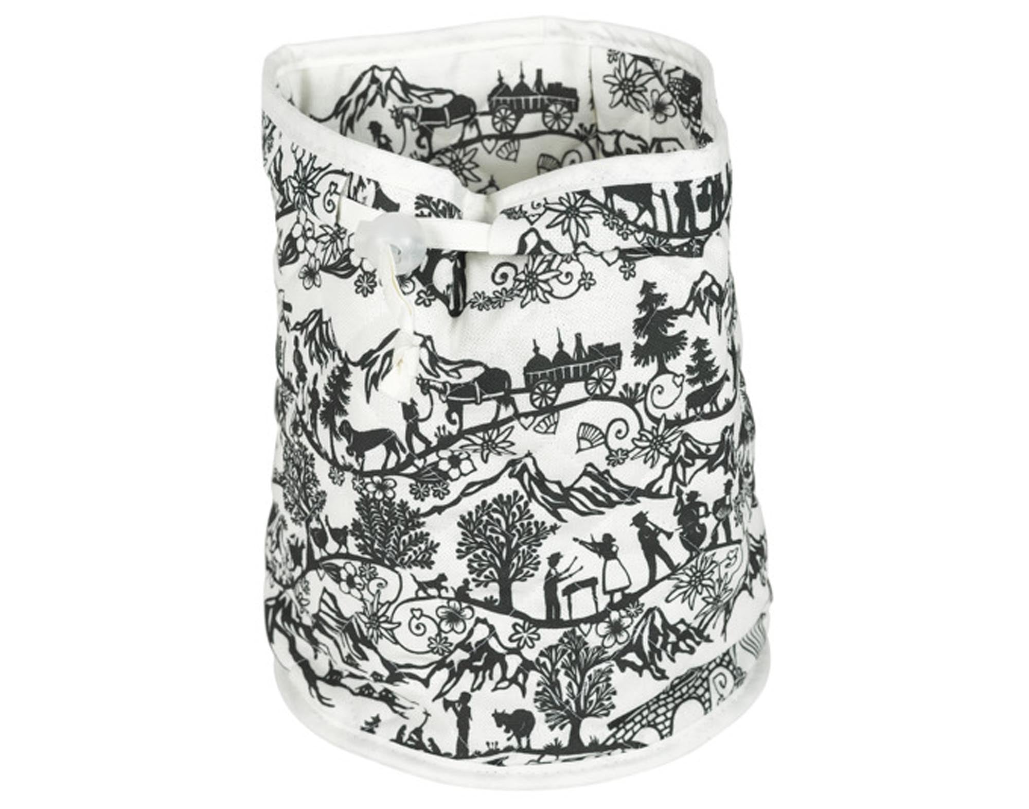 Entdecken Sie den stilvollen SPIMA Stoffkorb Scherenschnitt (ø 17.5 cm) – ideal für Brot, pflegeleicht und ein elegantes Küchenaccessoire.