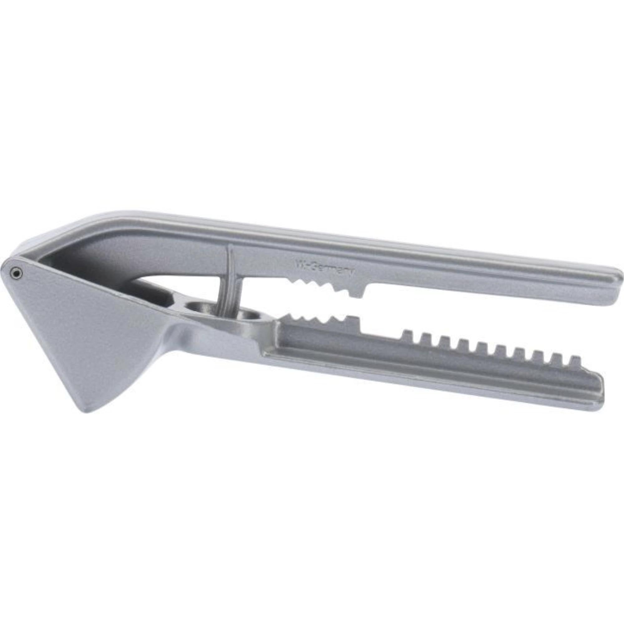 Kompakte Mehrzweckpresse von Westmark, vielseitig für Küche und Haushalt, Masse: 16x5.2x3.3cm, praktisch und handlich.