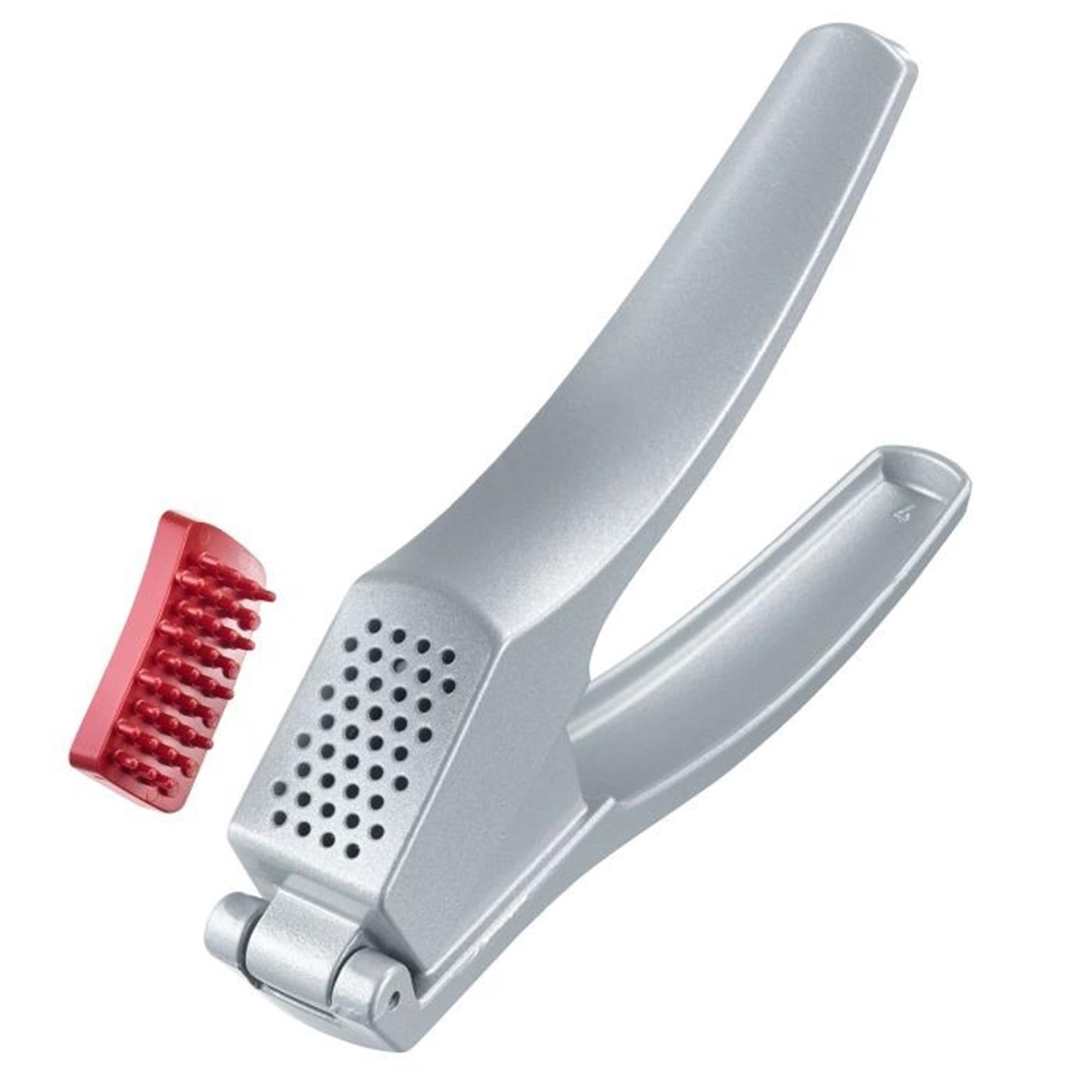 Praktische Knoblauchpresse Josie von Westmark, 16.2x2.8x3.3cm, mit ergonomischem Griff für einfaches und schnelles Zerkleinern von Knoblauch.