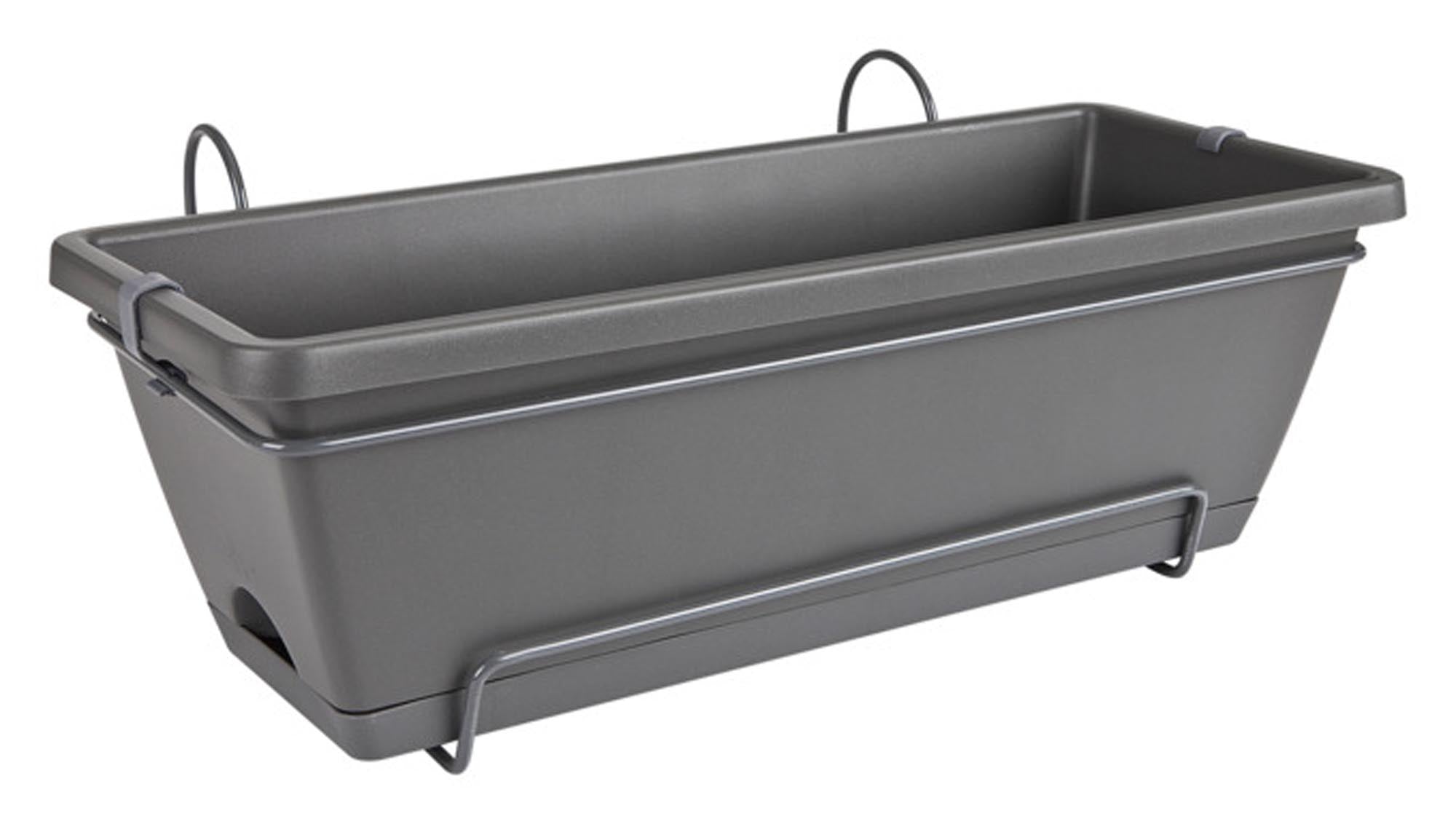 ELHO Balkonkasten Barcelona all in 1 taupe 55x34x23 cm in präsentiert im Onlineshop von KAQTU Design AG. Balkonkiste ist von ELHO