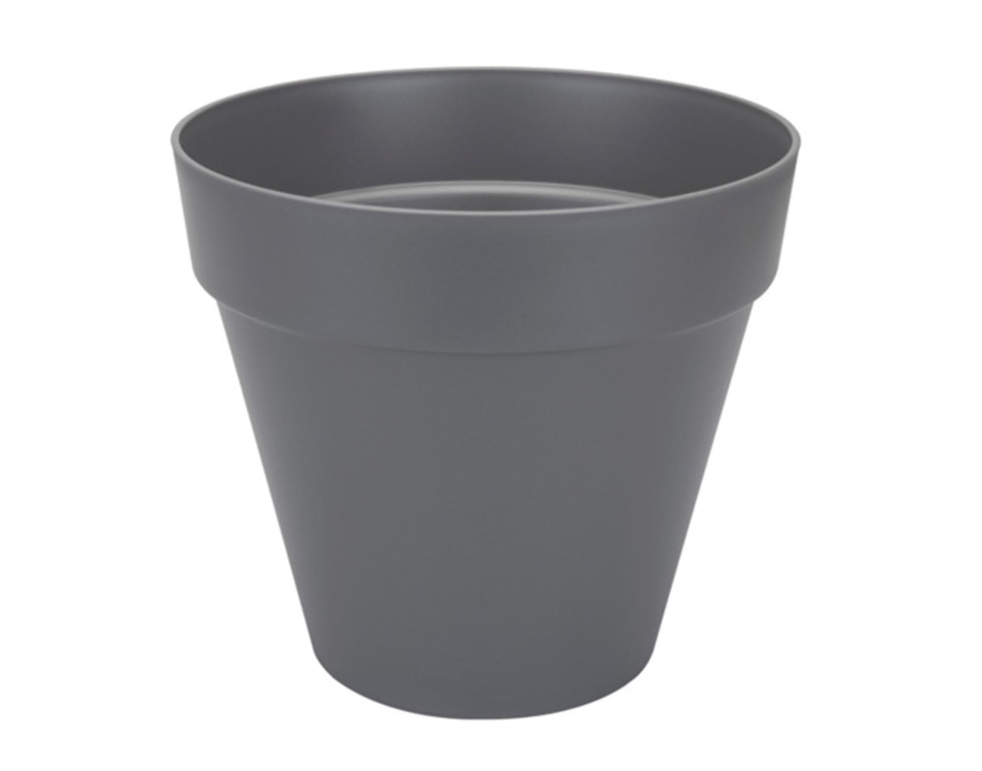 Entdecken Sie das ELHO Pflanzengefäß Loft Urban rund in anthrazit (ø 25x22 cm) – stilvoll, umweltfreundlich und ideal für Ihre Pflanzen. Perfekt für drinnen und draußen!