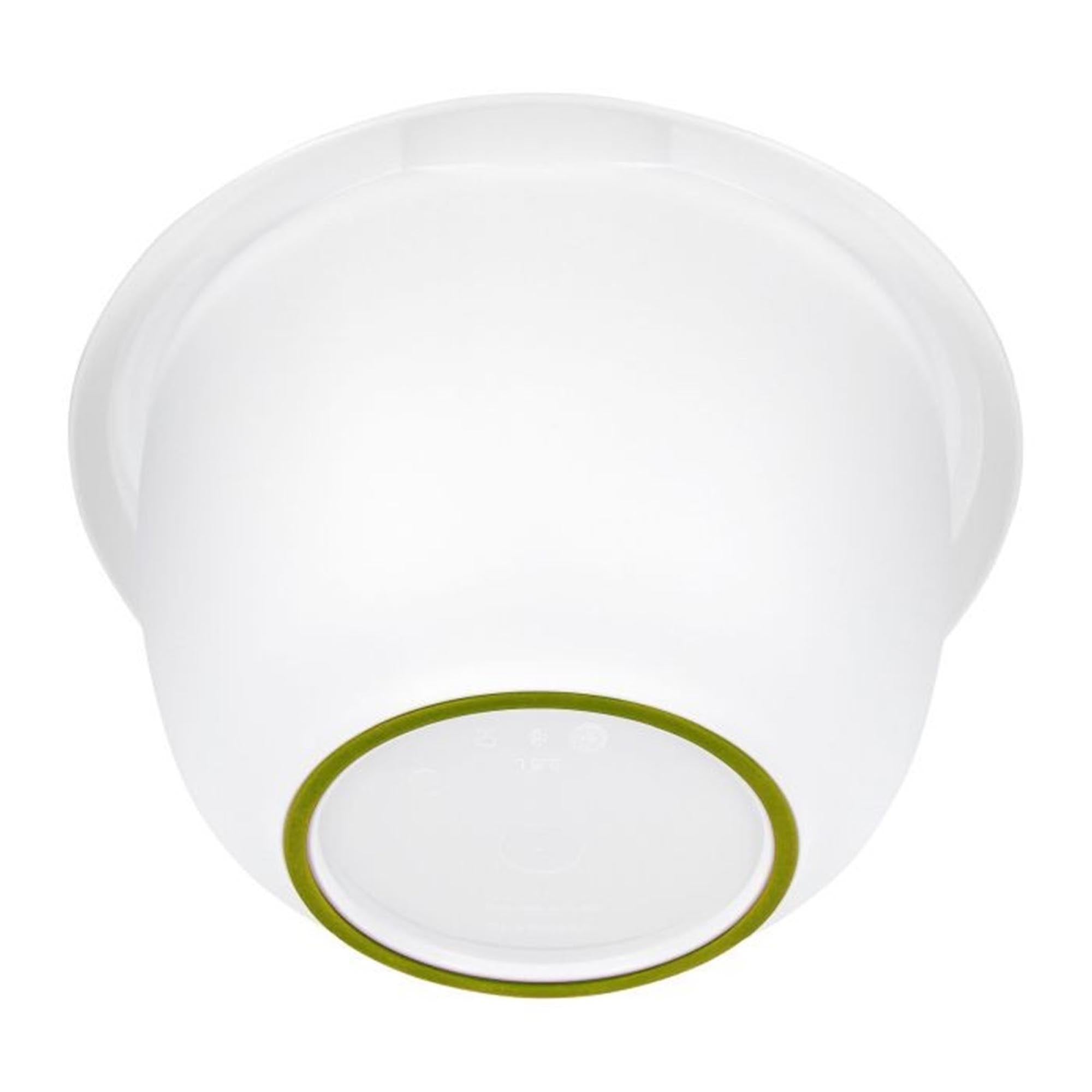 Bol mélangeur avec protection anti-éclaboussures, vert pomme, 25x24x14cm, 2,5 l