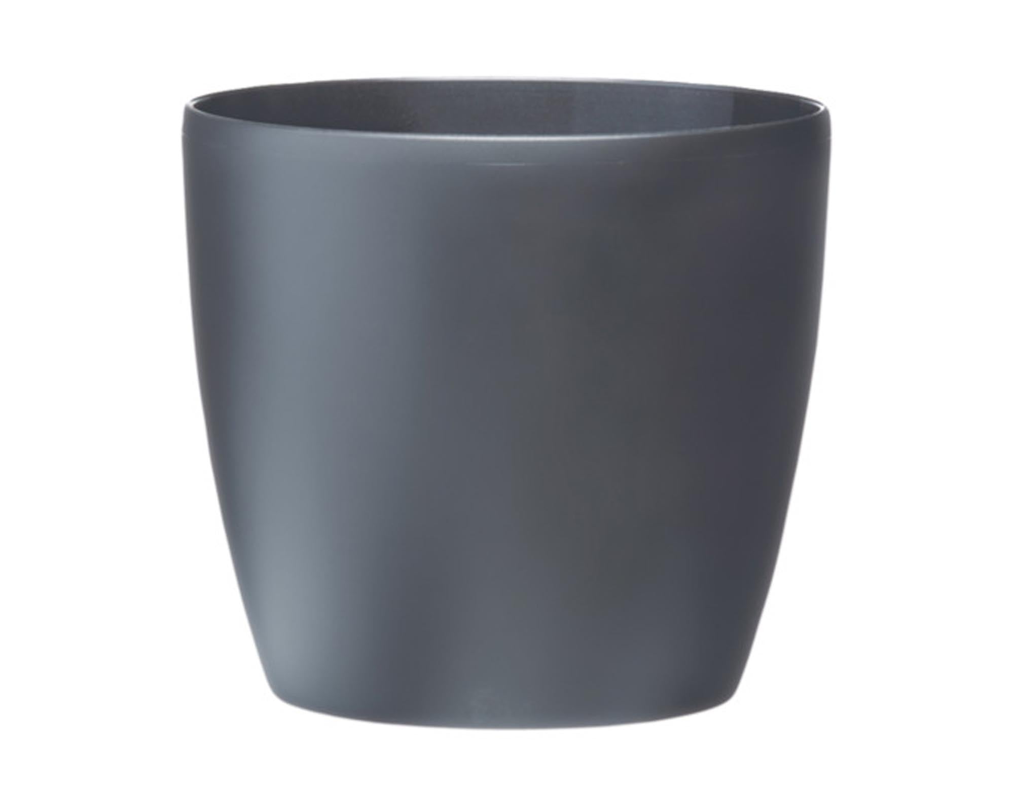 Entdecken Sie das ELHO Pflanzengefäß Brussels in anthrazit (ø 22x21cm) – nachhaltig, UV-beständig und ideal für Blumen, Kräuter und Sträucher.
