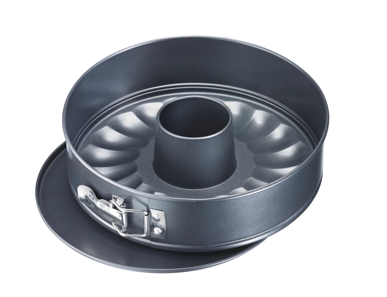 Hochwertige Springform von Westmark mit 28 cm Durchmesser, ideal für Kuchen und Torten. Zwei Böden und Antihaftbeschichtung für einfaches Backen.
