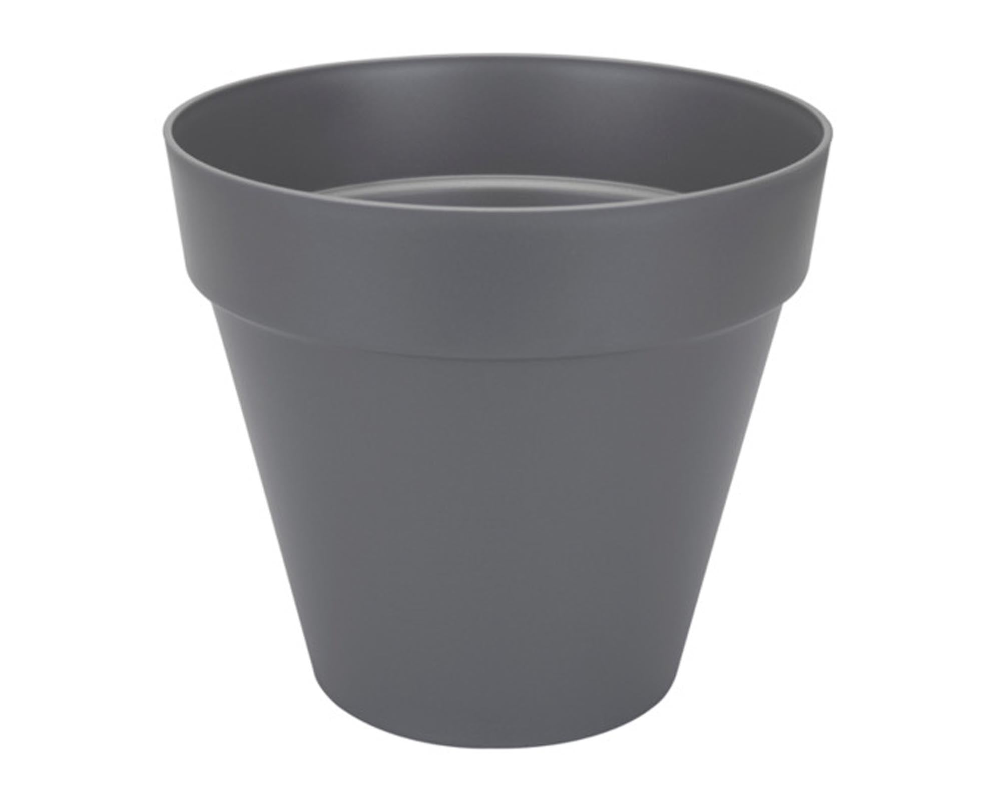 Entdecken Sie das ELHO Pflanzengefäß Loft Urban mit Rollen in anthrazit (ø 39x35 cm) – modern, umweltfreundlich und ideal für gesunde Pflanzen.