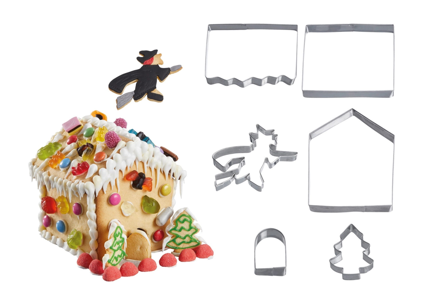 Maisons croustillantes, 6 pièces.