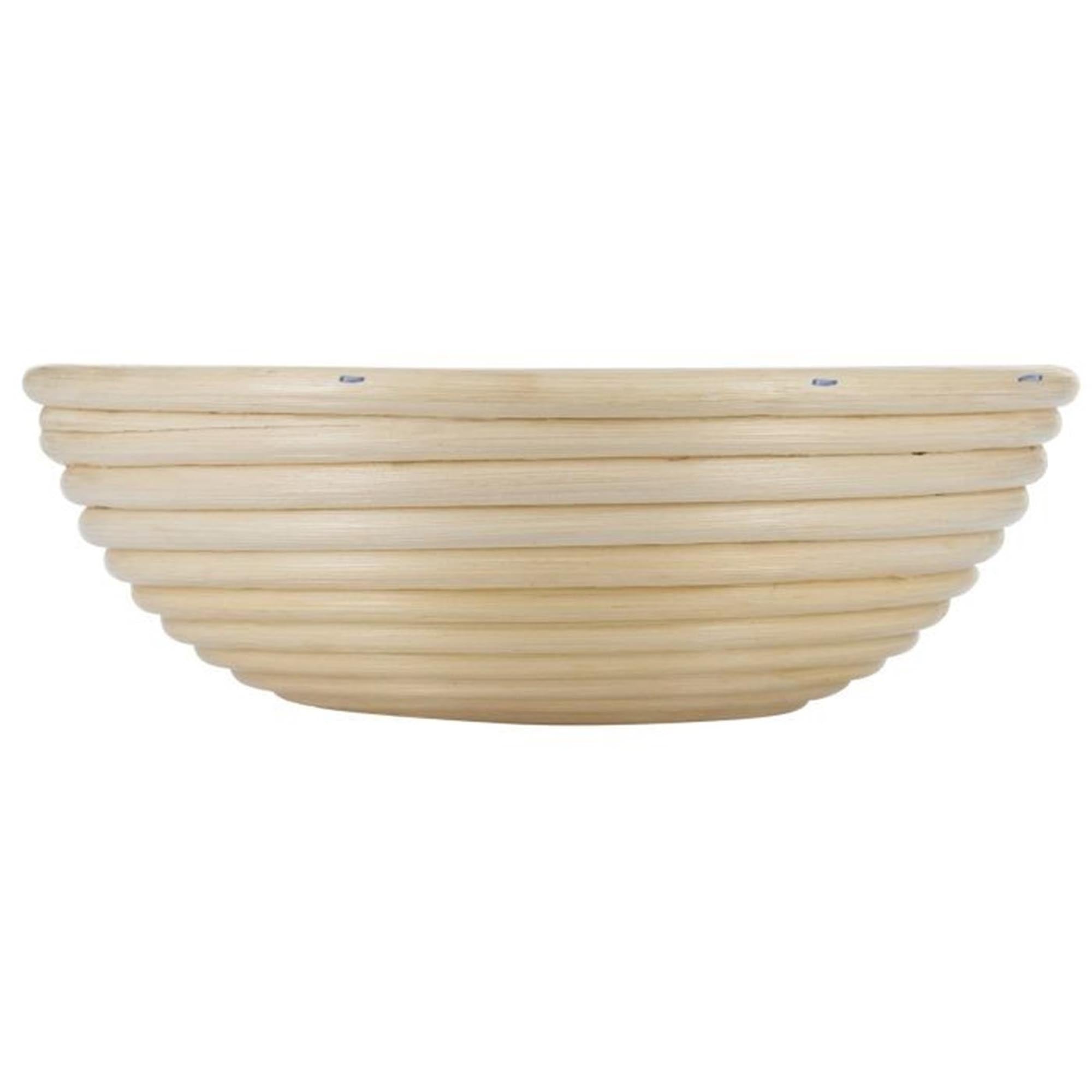 Großes rundes Gärkörbchen von Westmark (D25 x 8,5 cm) für perfekte Teigstruktur beim Brotbacken, aus robustem Material für beste Backergebnisse.