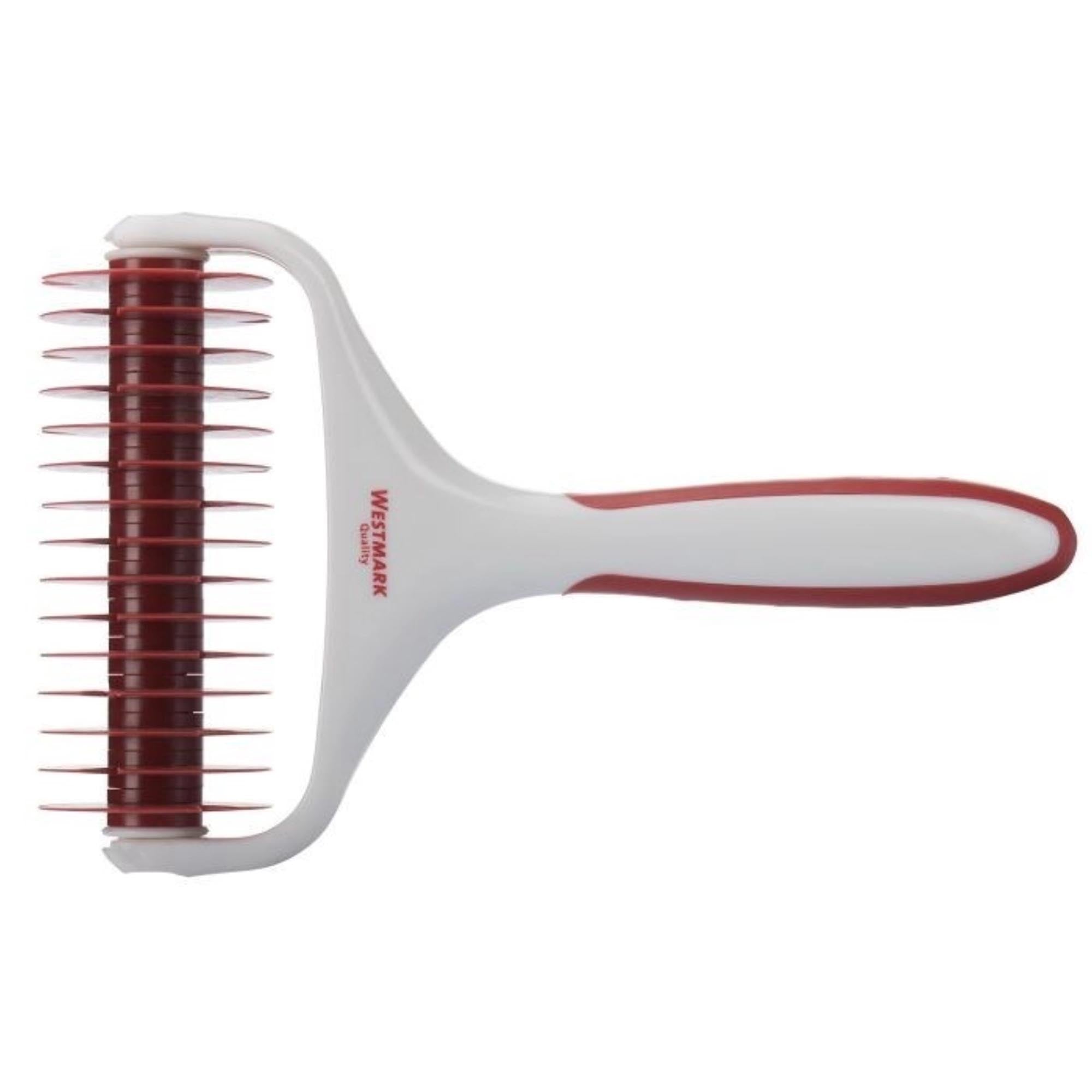 Gitterroller von Westmark mit 7 Rädchen, perfekt für kreative Teigdekorationen. Masse: 19,5x12,5x4,5 cm. Robust und einfach zu nutzen.