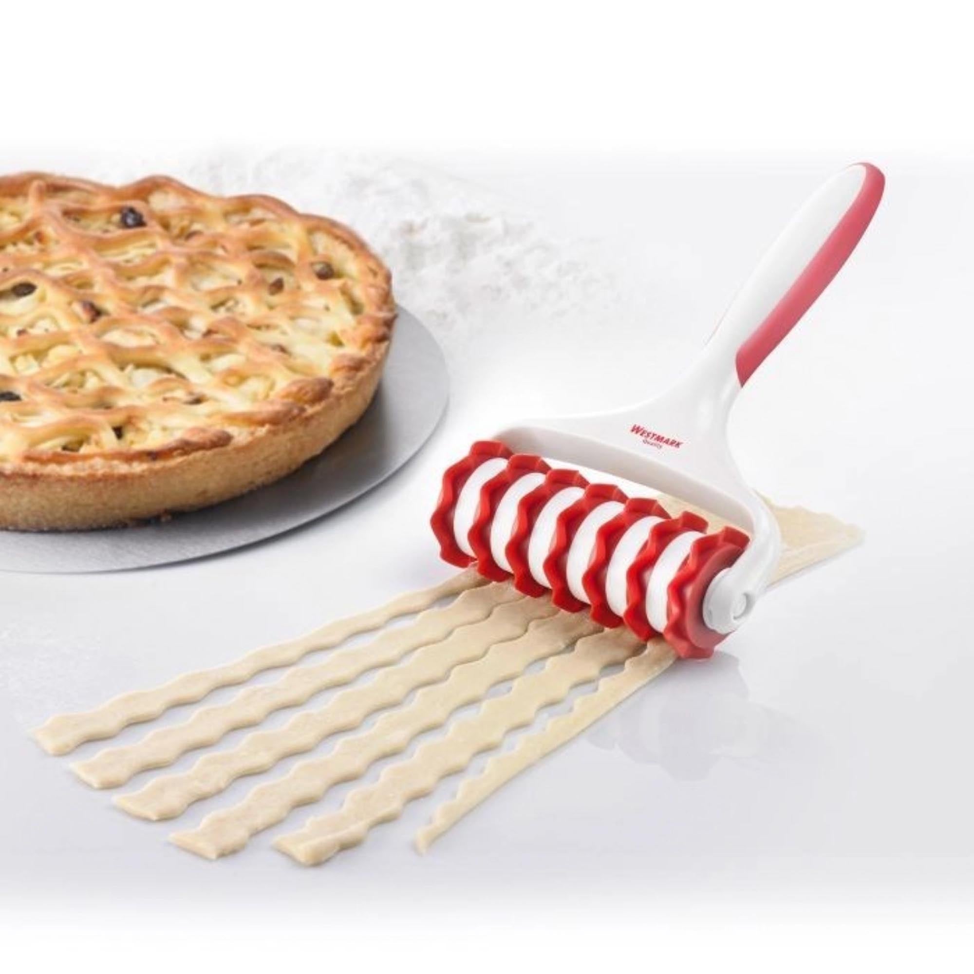 Teigstreifenschneider mit 7 Rädchen, ideal für präzise Schnitte, Masse 19,5x12,5x4,5 cm, hochwertig und langlebig von Westmark.