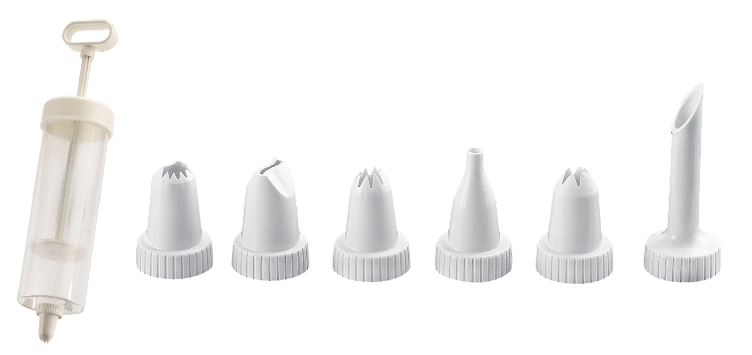 Entdecken Sie das Westmark Mix- und Garniergerät mit 6 Tüllen (22.5x6x66cm, 280 ccm) – ideal für kreative Küchenideen, langlebig und ergonomisch.