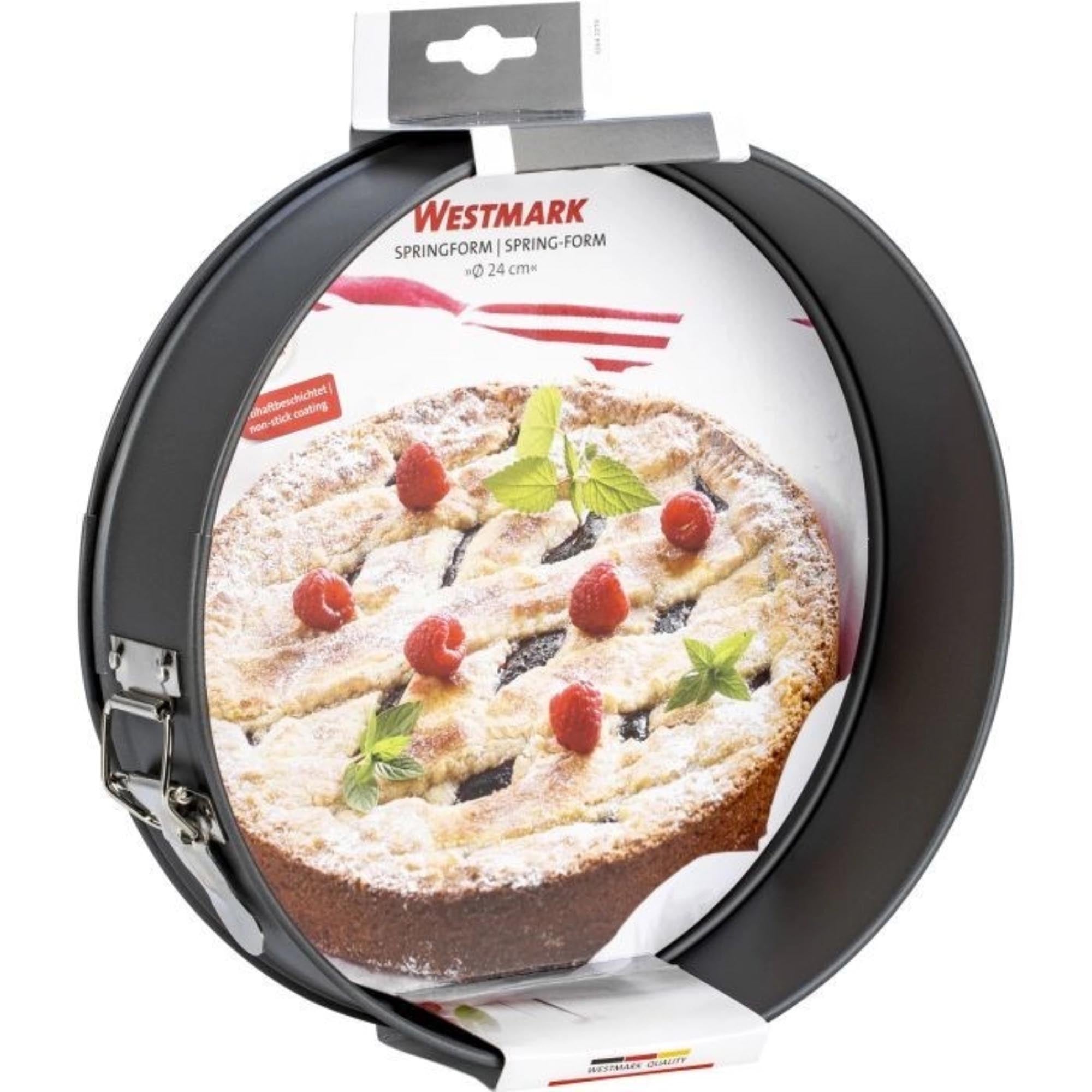 Springform Ø24cm von Westmark mit Antihaftbeschichtung, ideal für Kuchen und Torten, leicht zu reinigen, ein Boden.