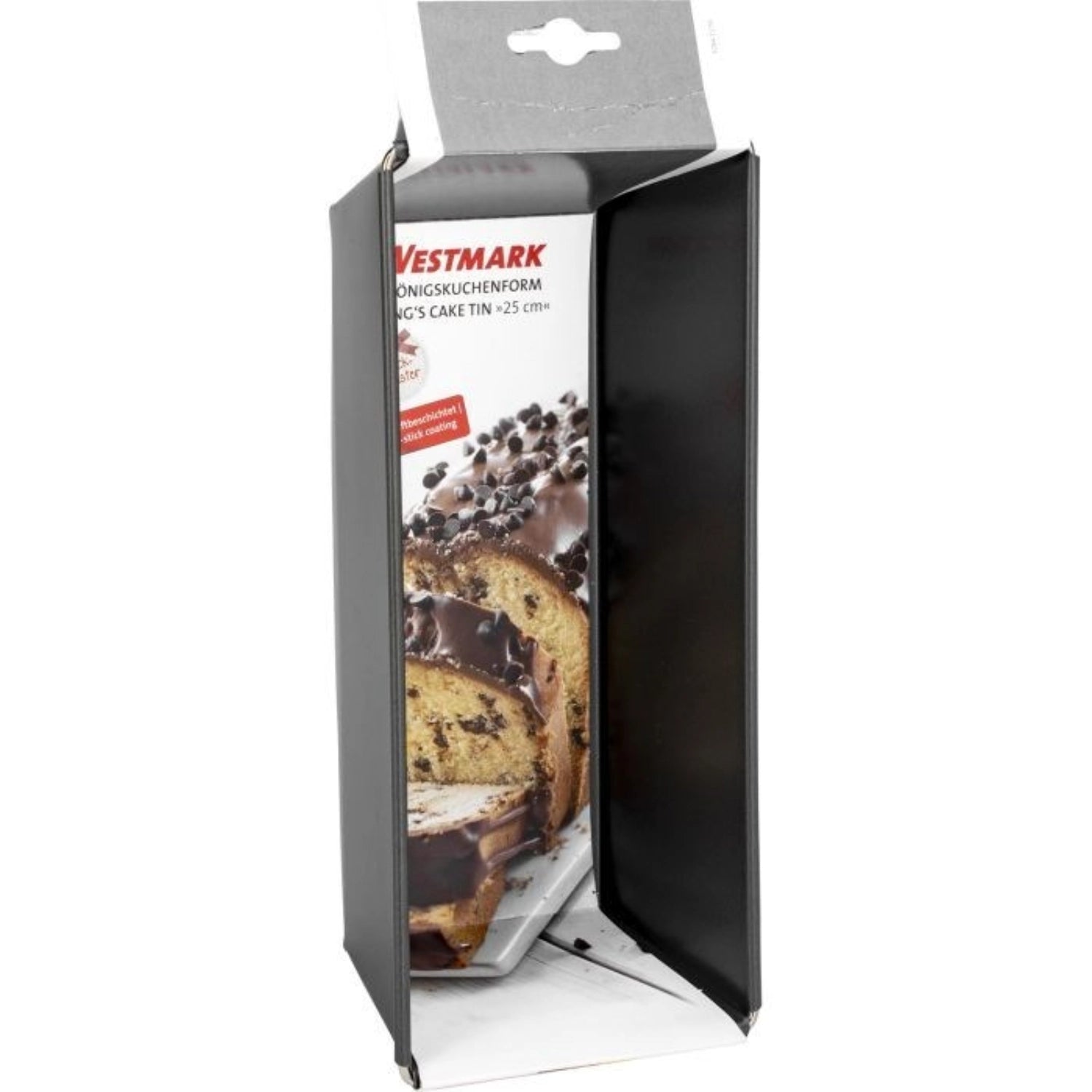 Hochwertige 25 cm Backform von Westmark, perfekt für saftige Kuchen. Die Antihaftoberfläche ermöglicht ein problemloses Backen und einfache Reinigung.