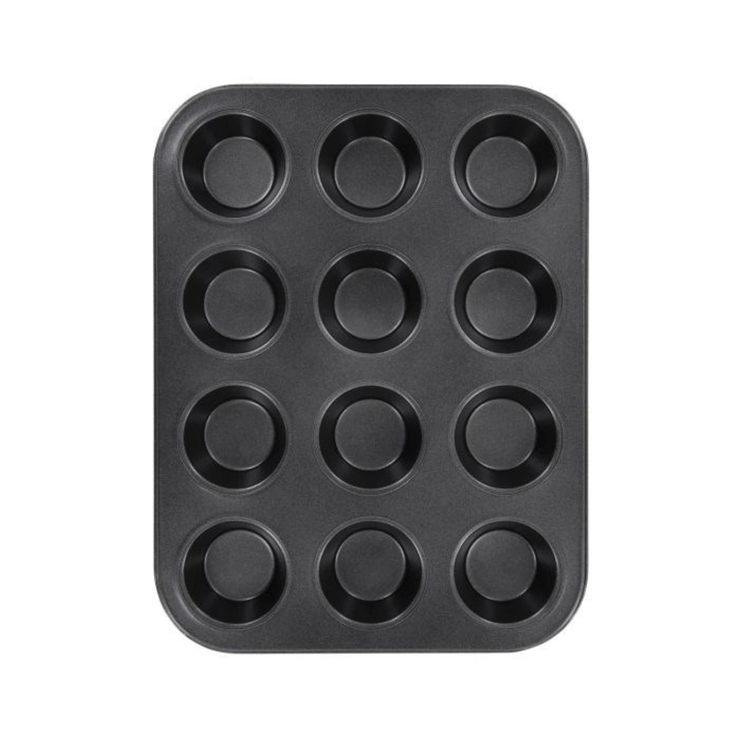 Robuste 12er Muffinbackform von Westmark, 35x26.5x3 cm, mit Antihaftbeschichtung für müheloses Backen und einfache Reinigung.