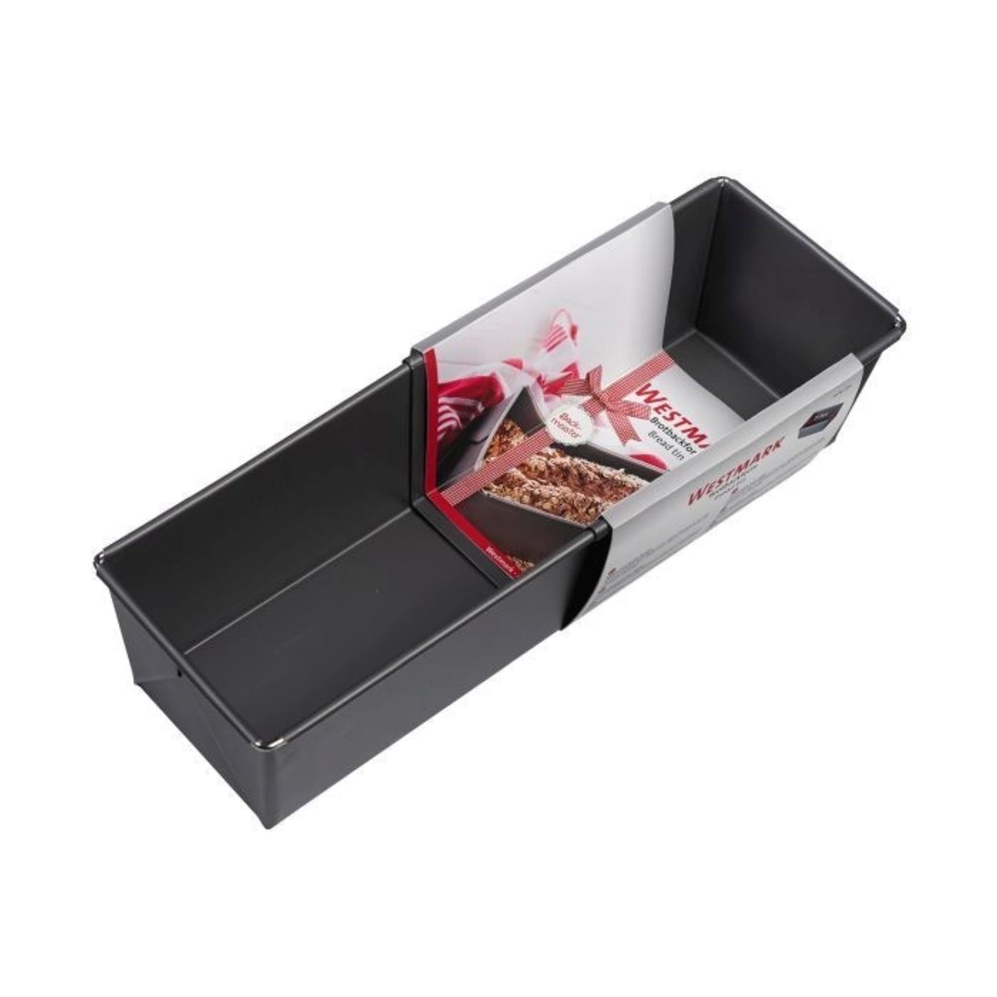 Ausziehbare Brotbackform von Westmark, 25-35cm, antihaftbeschichtet, ideal für vielseitiges Backen von Brot und Kuchen.