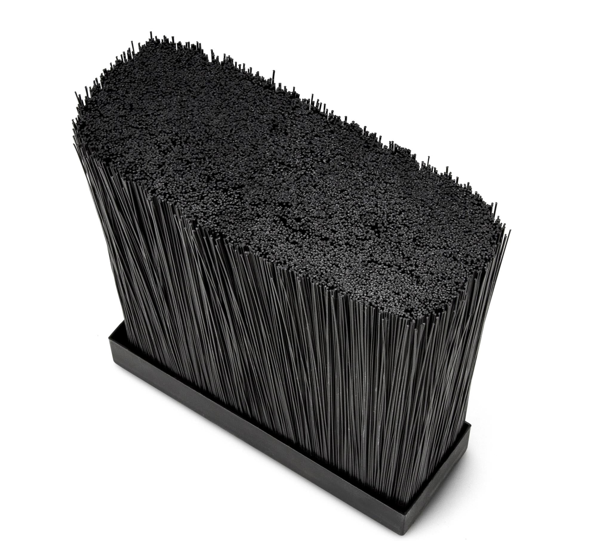 Praktischer Gummibaum Messerblock von Continenta mit flexiblem Einsatz für optimale Messerorganisation und stilvolles Küchendesign.