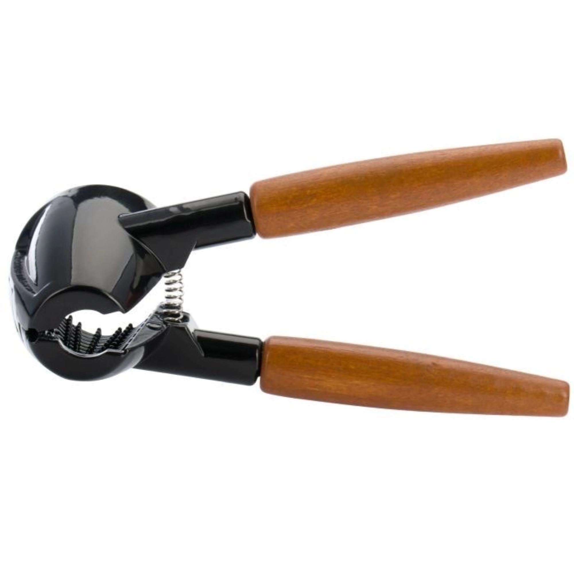 Robuster Nussknacker und Sektzange mit ergonomischem Holzgriff, Masse 17x8.5x6cm, von Westmark. Vielseitig und langlebig für den Alltag.