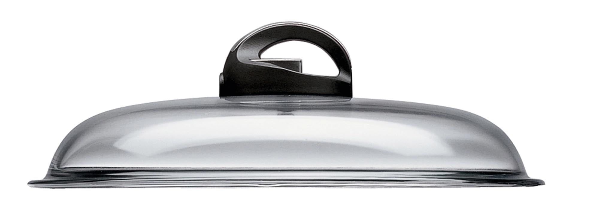 Beistelltisch Rachell aus grauem Metall mit lackierter Oberfläche, Ø30 cm, ideal für moderne Wohnräume, von Kave Home.