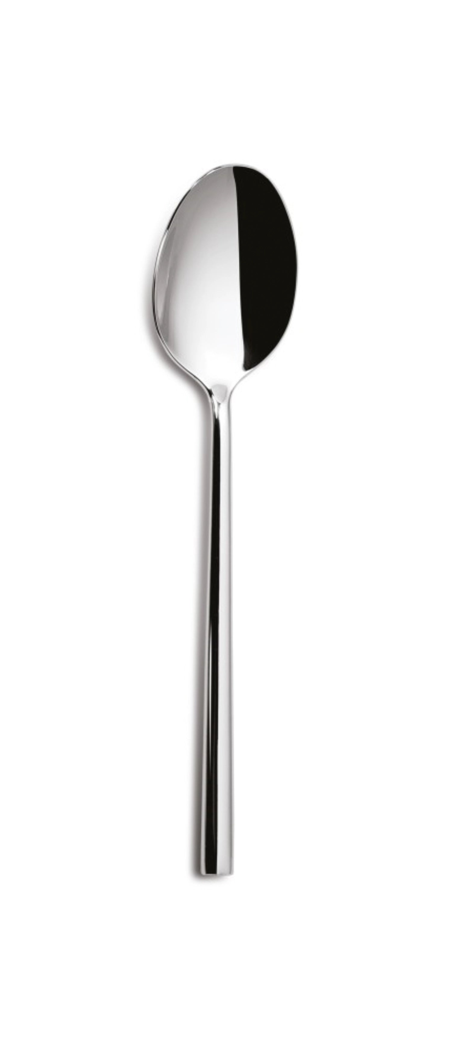 Oslo Dessertlöffel in Silber präsentiert im Onlineshop von KAQTU Design AG. Besteck ist von Comas