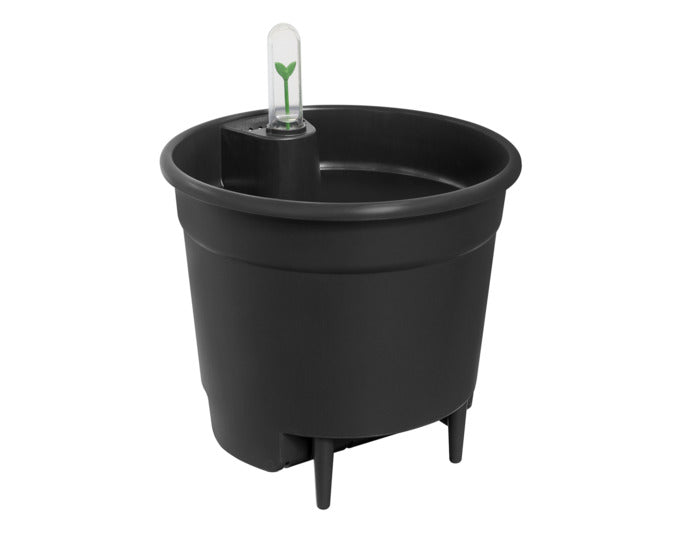 ELHO Selbstbewässerungssystem living black 33 cm in präsentiert im Onlineshop von KAQTU Design AG. Pflanzentopf Outdoor ist von ELHO