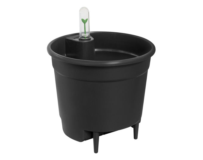 ELHO Selbstbewässerungssystem living black 33 cm in präsentiert im Onlineshop von KAQTU Design AG. Pflanzentopf Outdoor ist von ELHO