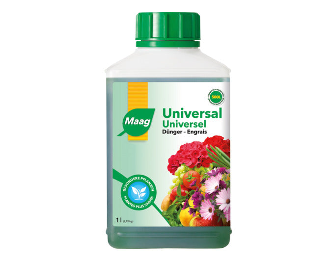 MAAG Dünger Universal 1 l in präsentiert im Onlineshop von KAQTU Design AG. Gartenpflege ist von MAAG