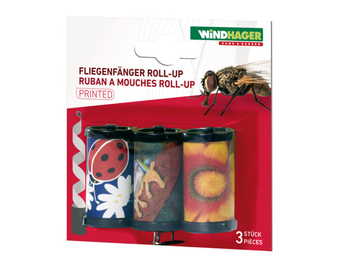 WINDHAGER Fliegenfänger Roll-up 3 Stk. in präsentiert im Onlineshop von KAQTU Design AG. Insektenabwehr ist von WINDHAGER
