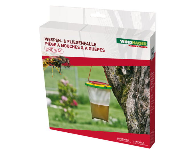 WINDHAGER Wespen- & Fliegenfalle 19x19x25 cm ONE WAY in  präsentiert im Onlineshop von KAQTU Design AG. Insektenabwehr ist von WINDHAGER