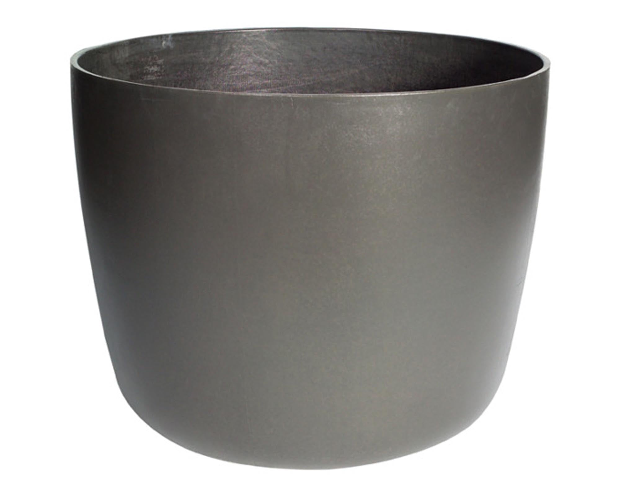 Entdecken Sie das elegante SWISSPEARL Pflanzengefäss Kyoto Low anthrazit (ø 70 cm) aus robustem Faserzement. Ideal für Innen- und Außenbereiche.