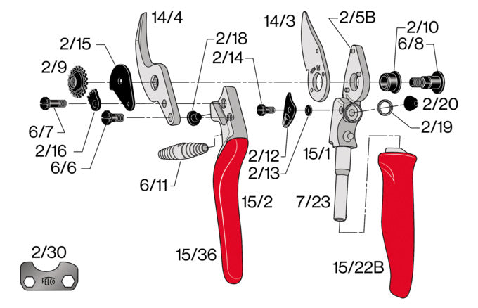 Entdecken Sie die FELCO 15 Baumschere – ergonomisch, langlebig und ideal für präzises Schneiden. Perfekt für Gartenliebhaber und Profis!